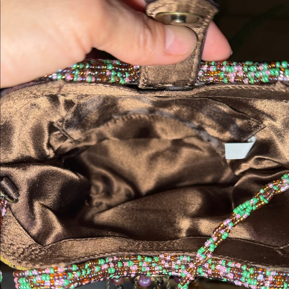 Bohemian Multicolor Beaded Women's Bag - Picture 4 of 7